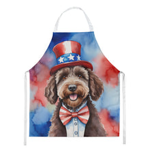 Load image into Gallery viewer, Labradoodle Patriotic American Apron – Artist-Designed Kitchen, BBQ &amp; Craft Apron
