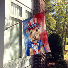 Load image into Gallery viewer, Lakeland Terrier Patriotic American House Flag
