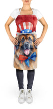 Load image into Gallery viewer, Leonberger Patriotic American Apron – Artist-Designed Kitchen, BBQ &amp; Craft Apron