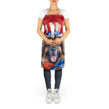Load image into Gallery viewer, Leonberger Patriotic American Apron – Artist-Designed Kitchen, BBQ &amp; Craft Apron
