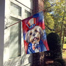 Load image into Gallery viewer, Lhasa Apso Patriotic American House Flag