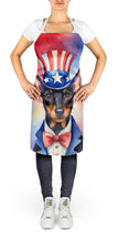 Load image into Gallery viewer, Manchester Terrier Patriotic American Apron – Artist-Designed Kitchen, BBQ &amp; Craft Apron