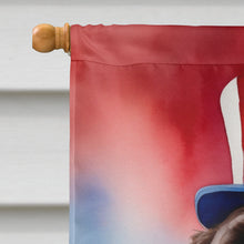 Load image into Gallery viewer, Newfoundland Patriotic American House Flag