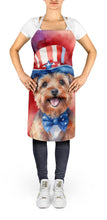 Load image into Gallery viewer, Norfolk Terrier Patriotic American Apron – Artist-Designed Kitchen, BBQ &amp; Craft Apron