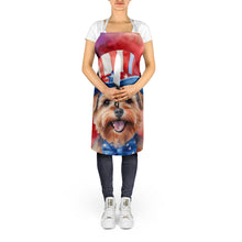 Load image into Gallery viewer, Norfolk Terrier Patriotic American Apron – Artist-Designed Kitchen, BBQ &amp; Craft Apron