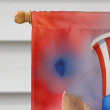Load image into Gallery viewer, Norwich Terrier Patriotic American House Flag