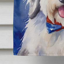 Load image into Gallery viewer, Old English Sheepdog Patriotic American House Flag