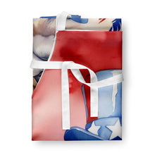 Load image into Gallery viewer, Pekingese Patriotic American Apron – Artist-Designed Kitchen, BBQ &amp; Craft Apron