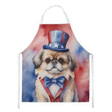Load image into Gallery viewer, Pekingese Patriotic American Apron – Artist-Designed Kitchen, BBQ &amp; Craft Apron