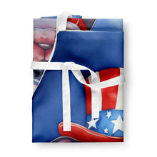 Load image into Gallery viewer, Pit Bull Terrier Patriotic American Apron – Artist-Designed Kitchen, BBQ &amp; Craft Apron