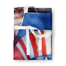 Load image into Gallery viewer, Pointer Patriotic American Apron – Artist-Designed Kitchen, BBQ &amp; Craft Apron