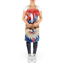 Load image into Gallery viewer, Pomeranian Patriotic American Apron – Artist-Designed Kitchen, BBQ &amp; Craft Apron