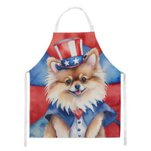 Load image into Gallery viewer, Pomeranian Patriotic American Apron – Artist-Designed Kitchen, BBQ &amp; Craft Apron