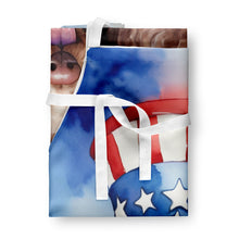 Load image into Gallery viewer, Poodle Patriotic American Apron – Artist-Designed Kitchen, BBQ &amp; Craft Apron