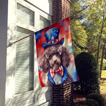 Load image into Gallery viewer, Poodle Patriotic American House Flag