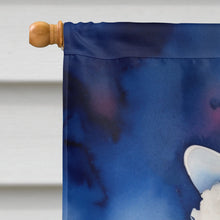 Load image into Gallery viewer, White Poodle Patriotic American House Flag