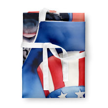 Load image into Gallery viewer, Pug Patriotic American Apron – Artist-Designed Kitchen, BBQ &amp; Craft Apron