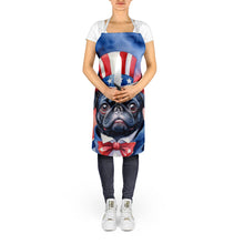 Load image into Gallery viewer, Pug Patriotic American Apron – Artist-Designed Kitchen, BBQ &amp; Craft Apron