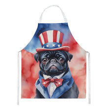 Load image into Gallery viewer, Pug Patriotic American Apron – Artist-Designed Kitchen, BBQ &amp; Craft Apron