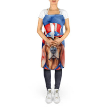 Load image into Gallery viewer, Redbone Coonhound Patriotic American Apron – Artist-Designed Kitchen, BBQ &amp; Craft Apron