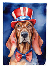 Load image into Gallery viewer, Redbone Coonhound Patriotic American House Flag