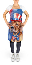 Load image into Gallery viewer, Rhodesian Ridgeback Patriotic American Apron – Artist-Designed Kitchen, BBQ &amp; Craft Apron