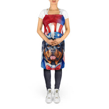 Load image into Gallery viewer, Rottweiler Patriotic American Apron – Artist-Designed Kitchen, BBQ &amp; Craft Apron