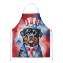 Load image into Gallery viewer, Rottweiler Patriotic American Apron – Artist-Designed Kitchen, BBQ &amp; Craft Apron