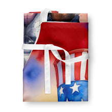 Load image into Gallery viewer, Saint Bernard Patriotic American Apron – Artist-Designed Kitchen, BBQ &amp; Craft Apron