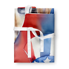 Load image into Gallery viewer, Saluki Patriotic American Apron – Artist-Designed Kitchen, BBQ &amp; Craft Apron