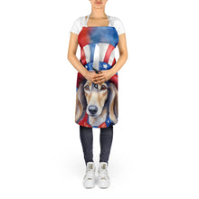Load image into Gallery viewer, Saluki Patriotic American Apron – Artist-Designed Kitchen, BBQ &amp; Craft Apron