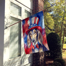 Load image into Gallery viewer, Saluki Patriotic American House Flag