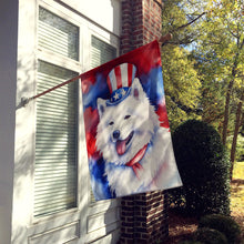 Load image into Gallery viewer, Samoyed Patriotic American House Flag