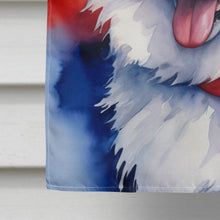Load image into Gallery viewer, Samoyed Patriotic American House Flag