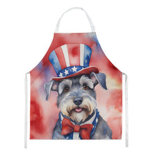 Load image into Gallery viewer, Schnauzer Patriotic American Apron – Artist-Designed Kitchen, BBQ &amp; Craft Apron