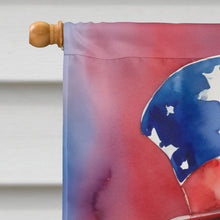Load image into Gallery viewer, Scottish Deerhound Patriotic American House Flag