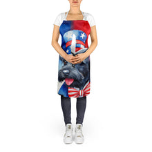 Load image into Gallery viewer, Scottish Terrier Patriotic American Apron – Artist-Designed Kitchen, BBQ &amp; Craft Apron