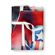 Load image into Gallery viewer, Scottish Terrier Patriotic American Apron – Artist-Designed Kitchen, BBQ &amp; Craft Apron
