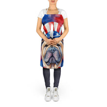 Load image into Gallery viewer, Shar Pei Patriotic American Apron – Artist-Designed Kitchen, BBQ &amp; Craft Apron