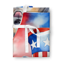 Load image into Gallery viewer, Sheltie Patriotic American Apron – Artist-Designed Kitchen, BBQ &amp; Craft Apron