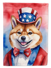 Load image into Gallery viewer, Shiba Inu Patriotic American House Flag