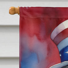 Load image into Gallery viewer, Shih Tzu Patriotic American House Flag