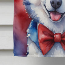 Load image into Gallery viewer, Siberian Husky Patriotic American House Flag