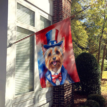 Load image into Gallery viewer, Silky Terrier Patriotic American House Flag