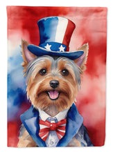 Load image into Gallery viewer, Silky Terrier Patriotic American House Flag