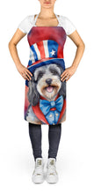 Load image into Gallery viewer, Tibetan Terrier Patriotic American Apron – Artist-Designed Kitchen, BBQ &amp; Craft Apron