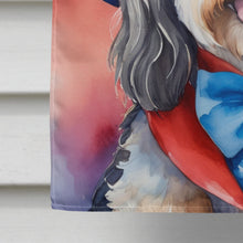 Load image into Gallery viewer, Tibetan Terrier Patriotic American House Flag