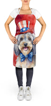 Load image into Gallery viewer, Tibetan Terrier Patriotic American Apron – Artist-Designed Kitchen, BBQ &amp; Craft Apron