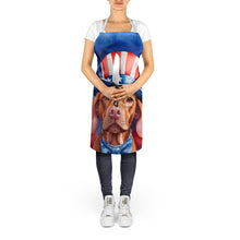 Load image into Gallery viewer, Vizsla Patriotic American Apron – Artist-Designed Kitchen, BBQ &amp; Craft Apron
