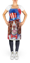 Load image into Gallery viewer, Welsh Springer Spaniel Patriotic American Apron – Artist-Designed Kitchen, BBQ &amp; Craft Apron